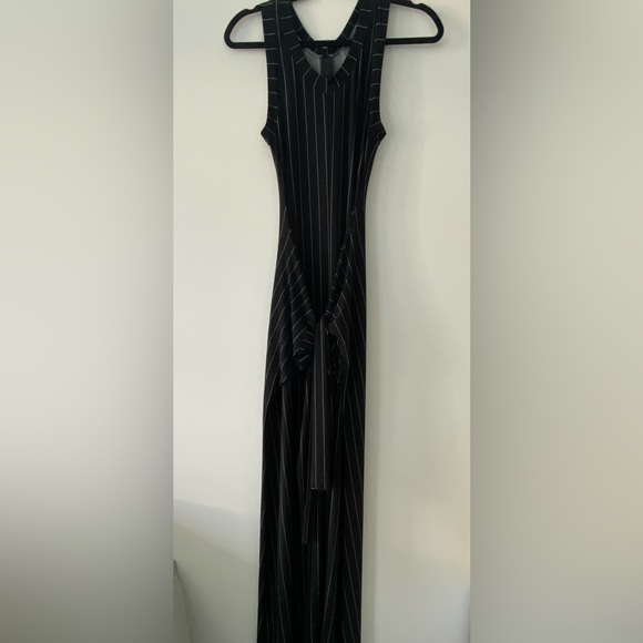 NORMA KAMALI  KAMALIKULTURE
Sleeveless Tie Front Jumpsuit - Picture 4 of 10